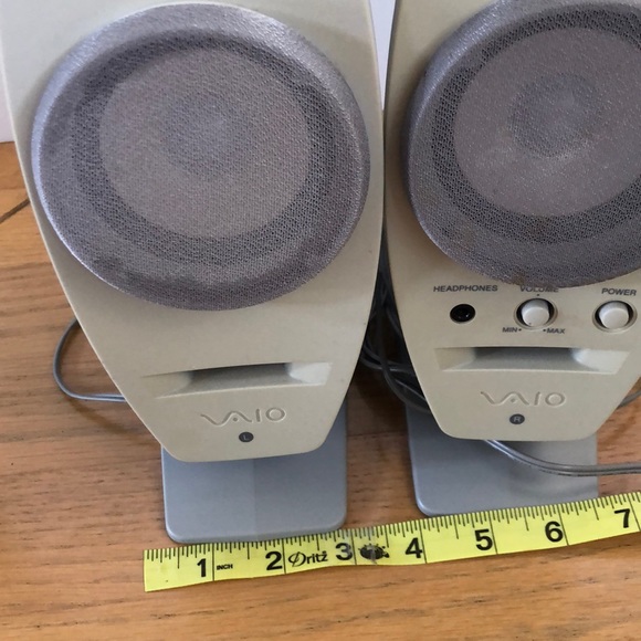 Pair- Sony Vaio Computer Speakers Model- PCVA-SP4 - Picture 8 of 8
